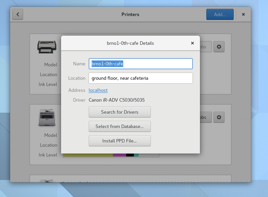 New Printers Panel Felipe